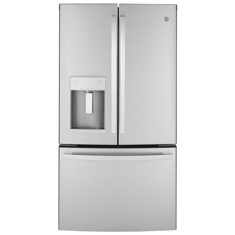 GE GYE22GYNFS: Counter-Depth French-Door Refrigerator (22 cu.ft)