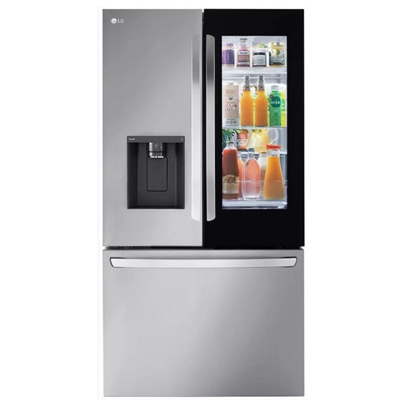 LG LRFOC2606S: InstaView Counter-Depth Max French Door Refrigerator (26 cu.ft)