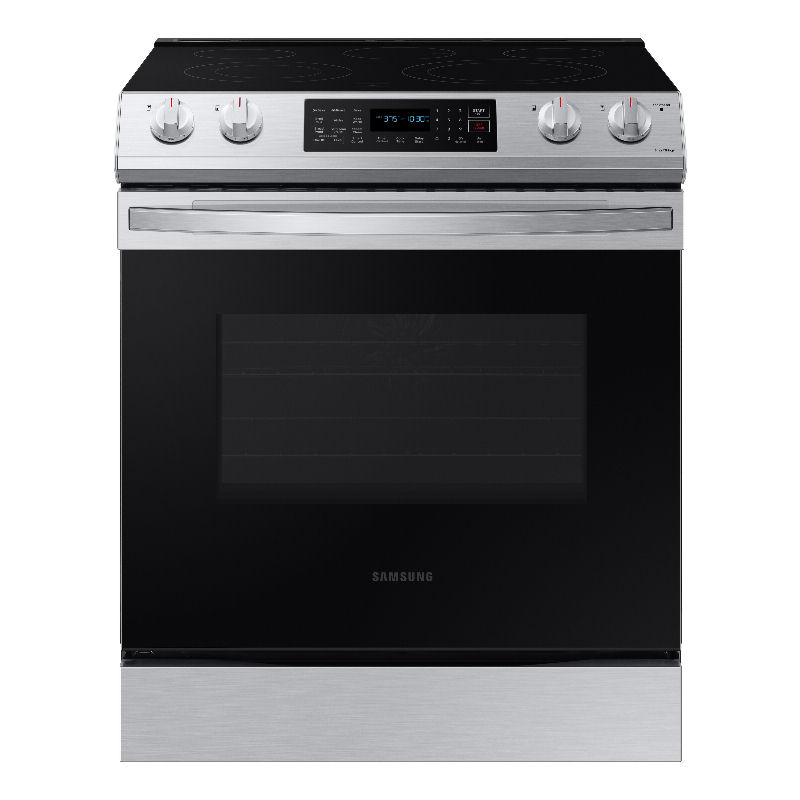 Samsung NE63BG8315SSAA: Slide-in Electric Range with Air Fry & Convection