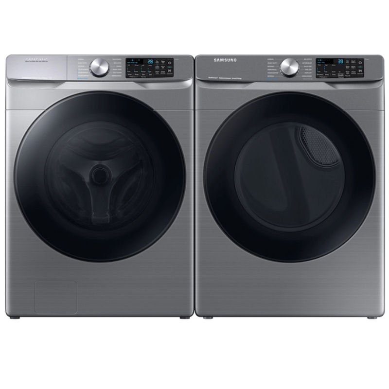 Samsung WF45B6300AP + DVE45B6300P: Front Load Washer and Electric Dryer Set