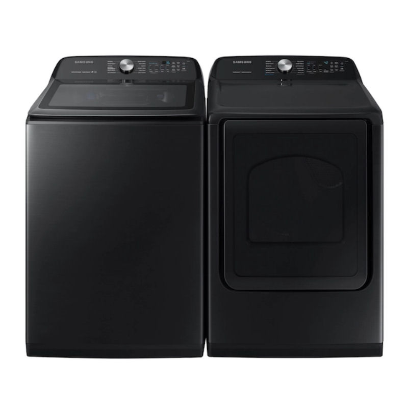 Samsung WA50R5400AV + DVE50R5400V: Top Load Washer and Electric Dryer Set