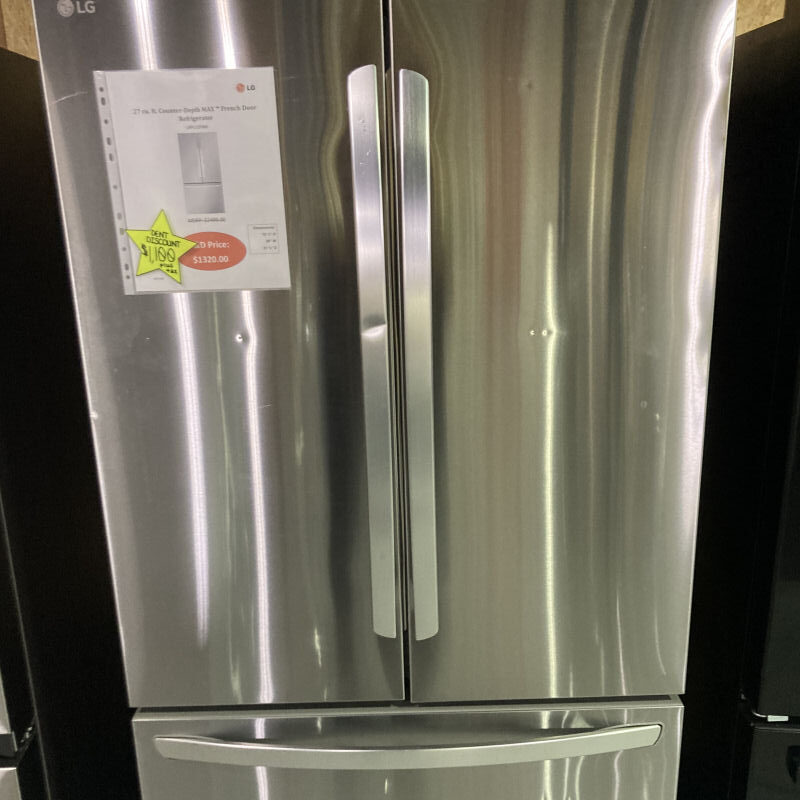LG LRFLC2706S: Counter-Depth MAX French Door Refrigerator (27 cu.ft) – DENT DEAL