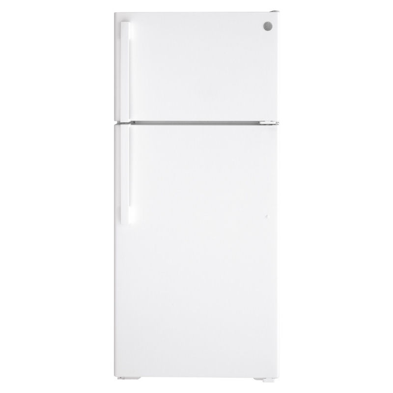 GE GTE17GTNRWW: Top-Freezer Refrigerator (16.6 cu.ft)