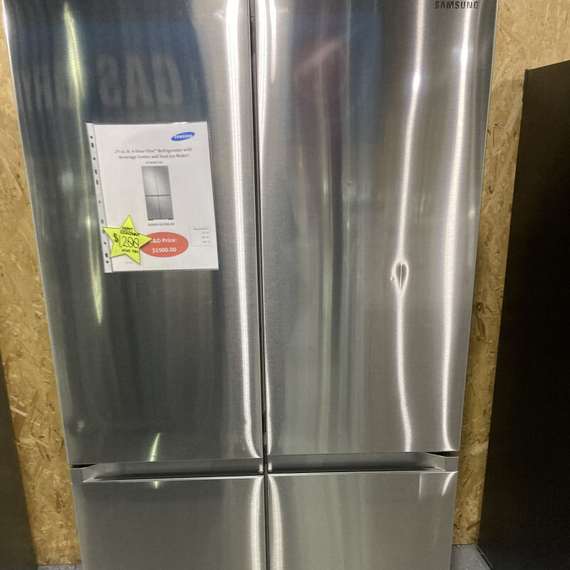 Samsung RF29A9671SR: 4-Door Flex Refrigerator with Beverage Center and Dual Ice Maker (29 cu.ft) – DENT DEAL