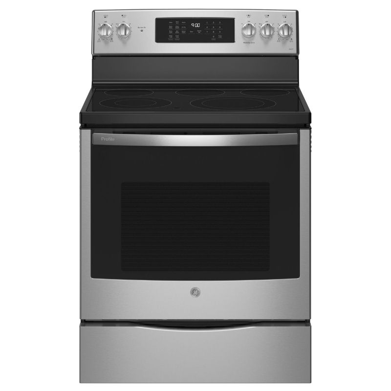 GE Profile PB900YVFS: Electric Convection Range with No Preheat Air Fry