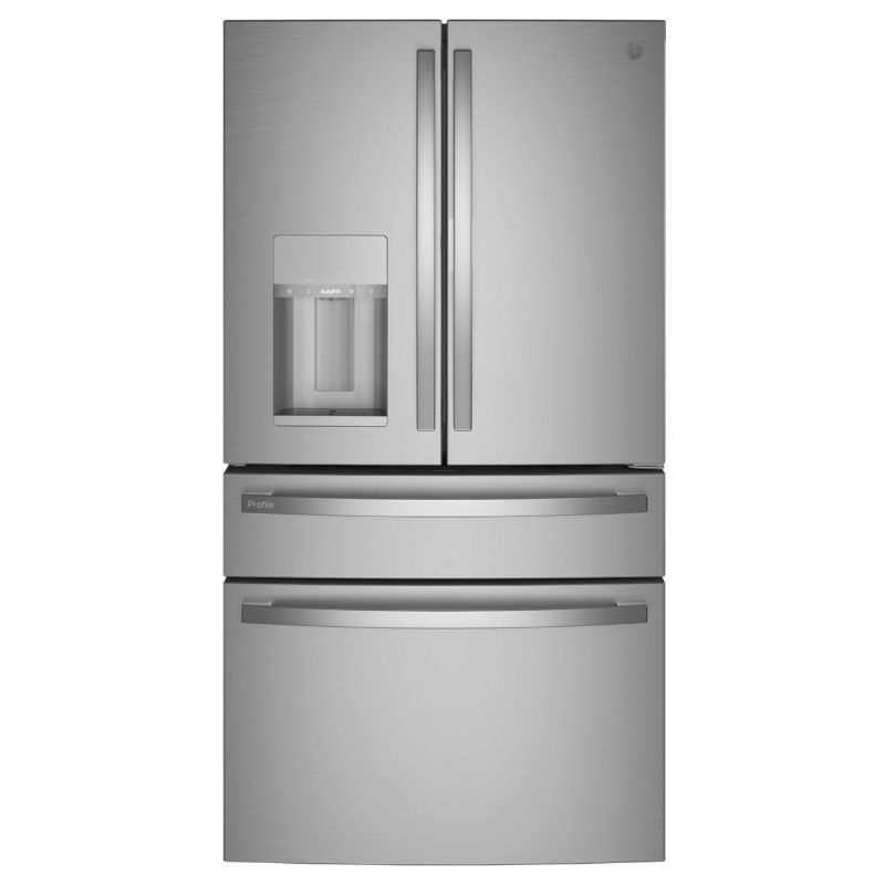 GE PXD22BYPFS: Counter-Depth 4-French-Door Refrigerator with Door In Door (22.4 cu.ft)
